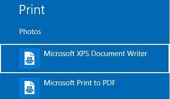 Enable Modern Print Dialog Windows 10