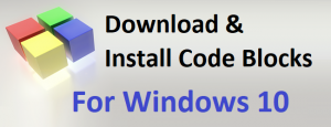 Download Install code blocks Windows 10 – Before install code blocks for Windows 10 first we need to download Code Blocks for C or C++ programming. Download and Install Code Blocks in Windows 10 is very easy just follow the procedure step by step Download Install Code Blocks Windows 10 Frist of to Download Install Code Blocks Windows 10, we need to download Code Block from the given two links. The first link is to download Code Block is official link, the second like is to mediafire. The official link of Code Block has slow download speed, therefor I have to upload on mediafire for fast downloading. You can use any link to download Code Block. Official Link to download Code Block Mediafire Link to download Code Block Why using Code Block for computer class 10 The question which the best IDE for C programming in computer class 10 has not a simple answer. There are three IDEs which are written in Class 10 Computer Book 2021. The IDEs are Visual Studio Code, Xcode, Code Block, and Dev C++. Let’s see some pros and cons for IDEs to understand for a good IDE for 10 class computers. Visual Studio Code – Probably it is the best IDE for C or C++ programming, I personally highly recommend it. But there are some issues with Visual Studio code, it is good for professional users but not for students in basic level. Visual Studio Code requires some plugin to run in C or C++ environment, such as MINGW, RUNCODING, and C or C++ IDE. The second issue with Visual Studio Code is in output, which shows in read only mode, mean you cannot enter number or string for scanf function. You have to manage other settings for it, therefor it is difficult for new learning students. Xcode – Xcode is also an IDE for C or C++ programming. Xcode is good if you are using MAC OS, but not for Windows OS. Therefore, I am not agreed with the Xcode text editor for C or C++ programming. Because the most of the students are using Windows OS. Xcode has also an IDE for Windows OS, but you cannot find more suitable setting if you faced any problem in Windows OS. Code Block – Code Block (CB) is favorable IDE for the students who are going to start learning their programming. The main plus point of Code Block (CB) is it has built in MINGW, you don’t have to worry about it. When Code Block (CB) is installed, MINGW is automatically installed with its IDE. The second preference with Code Block (CB) is that Class 10 Computer Book 2021 also recommends it. Therefore, we are going to use and install Code Block (CB). Install Code Blocks for Windows 10 Install Code Blocks for Windows 10 – I have assumed that you have downloaded Code Block (CB) and now ready for Install Code Blocks for Windows 10. Always download Code Block with MINGW version. Step by step to Install Code Blocks (CB) for Windows 10 1. Double click to run codeblocks-20.03mingw-setup 2. Code Block (CB) will run and shows its logo. 3. Click Yes >> Agree 4. Make sure “MinGW Compiler Suite” is checked, click on Next 5. Make sure Destination Folder is on C drive, Click on Install Button. 6. Installation process will start, please wait while installing. 7. Do you want to run Code Block now? Click on NO button 8. Click on Next button 9. Click on Finish button At this stage, Code Blocks (CB) is installed, and now we need to set Environment Variables. Because it will help us to run Code Blocks (CB) program anywhere in the computer. It is just a simple step must follow it to avoid in future issues. 1. First of all, browse your installed directory or folder of Code Blocks (CB) 2. In my case it is, C:\Program Files\CodeBlock\MinGW\bin, copy the path 3. Right click on This PC, and click on Advanced system settings. You can also find Advanced system settings to search “System” in Start menu, or you can also find Advanced system settings in Control Panel >> System and Security >> System 4. In Advanced tab click on Environment Variables 5. Click on New… button 6. In variable name textbox just type “Code Block” 7. In variable value paste the address, we copied earlier. 8. Click on OK, OK, and OK 9. Now double click on Code Block (CB) on desktop, you will see GNU GCC Compiler is detected in status column, and click on OK Button. 10. Next in “File associations” dialog, just click “No, leave everything as it is” a click on OK